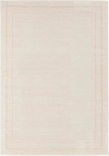 Vista 247 de Nourison Home Essentials - Alfombra contemporánea de 5 x 7 pies, color marfil/negro