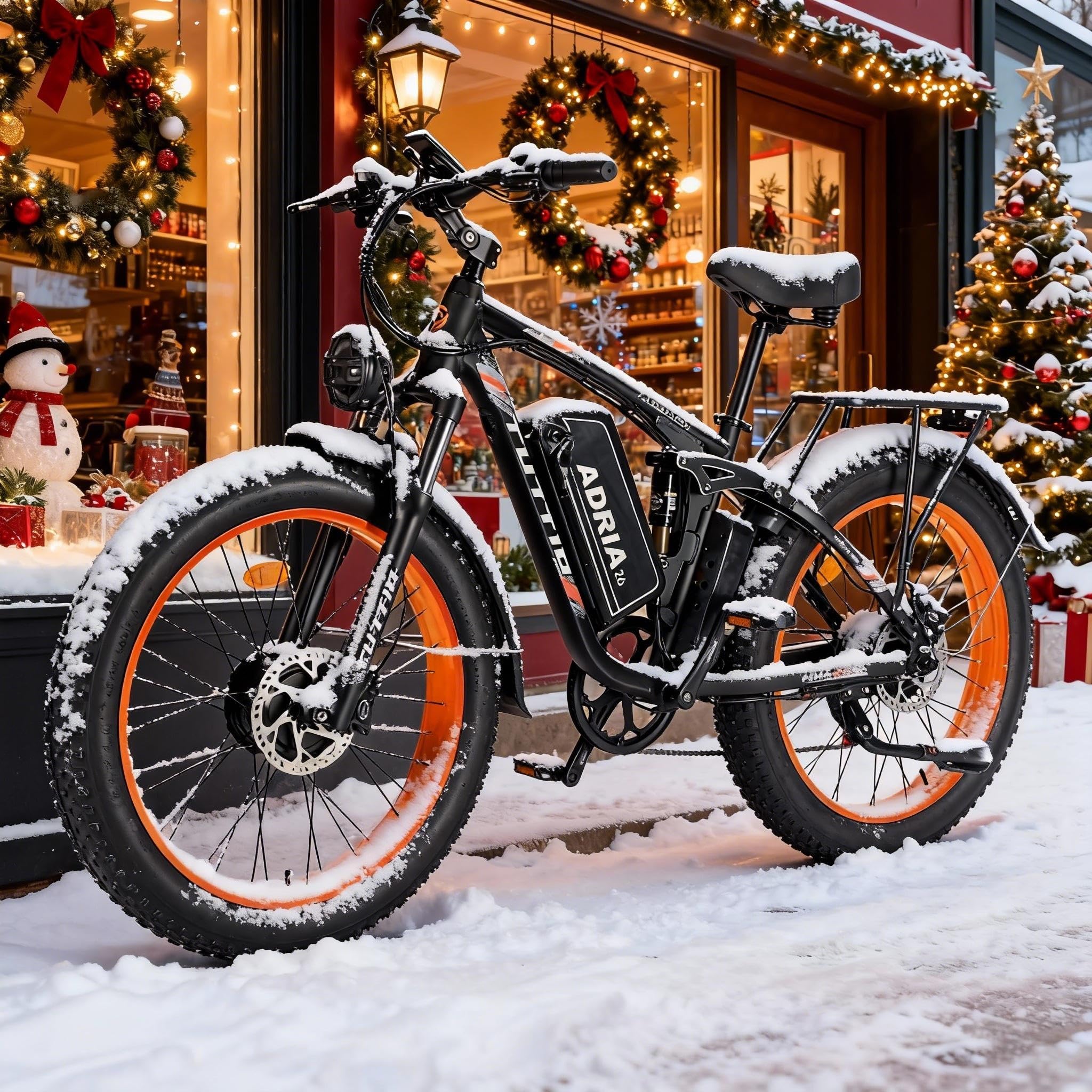 koonkex Tuttio Adria26 5000W Dual-Motor Ebike,40-46MPH Electric- Bike for Adults, 26 * 4" Fat Tire Electric Bicycle, 52V 210NM E-Bike Full Suspension