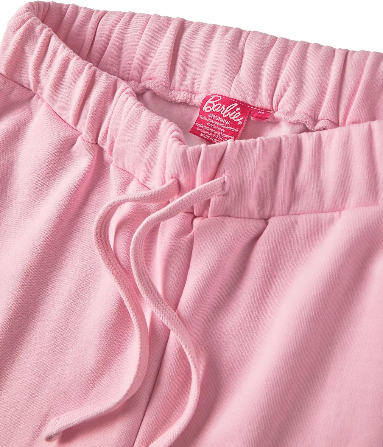 Barbie Womens Pink Joggers Oversized | Ladies Malibu Tennis Club 1959 Long Leg Graphic Bottoms | Sports Crest Vintage