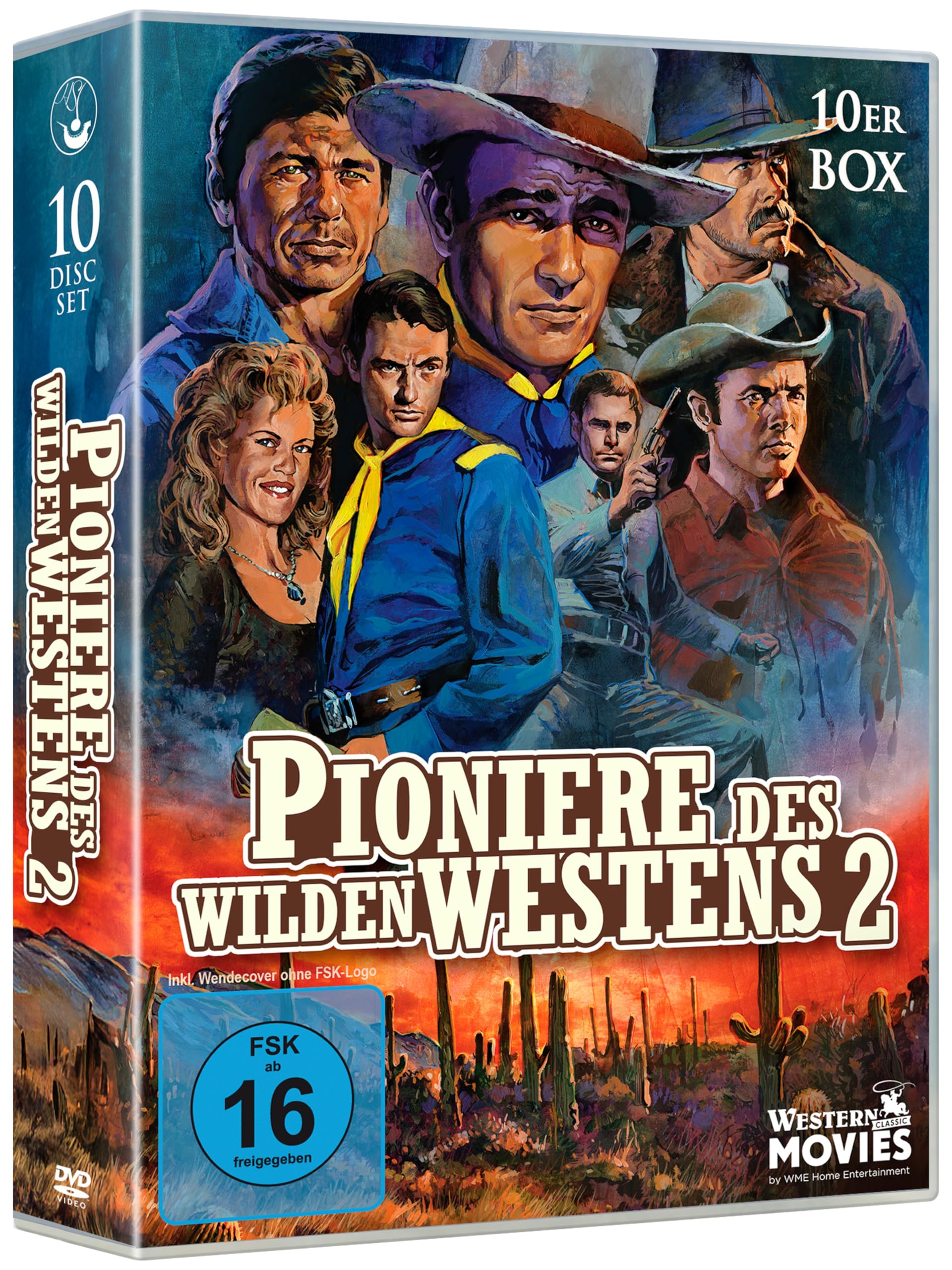 Western Filme Box - Pioniere des Wilden Westen Teil 2 (10 Filmklassiker auf 10 DVDs) Die ultimative Western-Sammlung - So war der Wilde Westen (Collectors Edition)