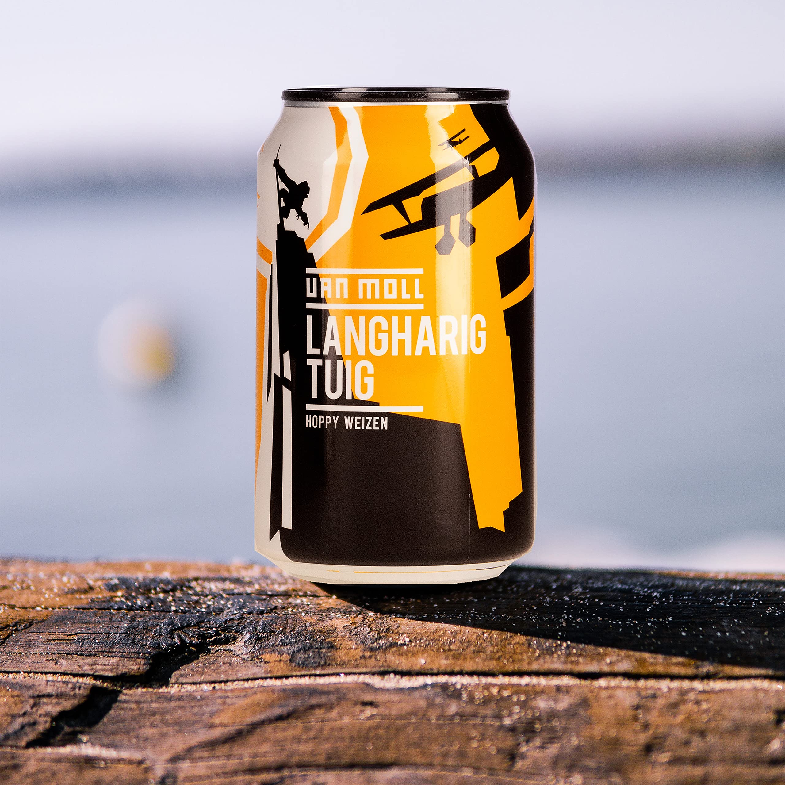 Van Moll `Langharig Tuig´ Hoppy Weizen 5,5% (24 x 0,33 l) ** Sparpack 22+2 GRATIS ** (inklusive 6,00 € Pfand)