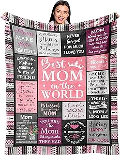 Gifts for Mom, Mom Birthday Gifts, Mom Gifts, Birthday Gift for Mom, Gifts for Moms from Daughter Son, Mama Mother Gifts, Best Mom Ever Gift, Valentines/Mothers Day to My Mom Blanket 60” x 50”
