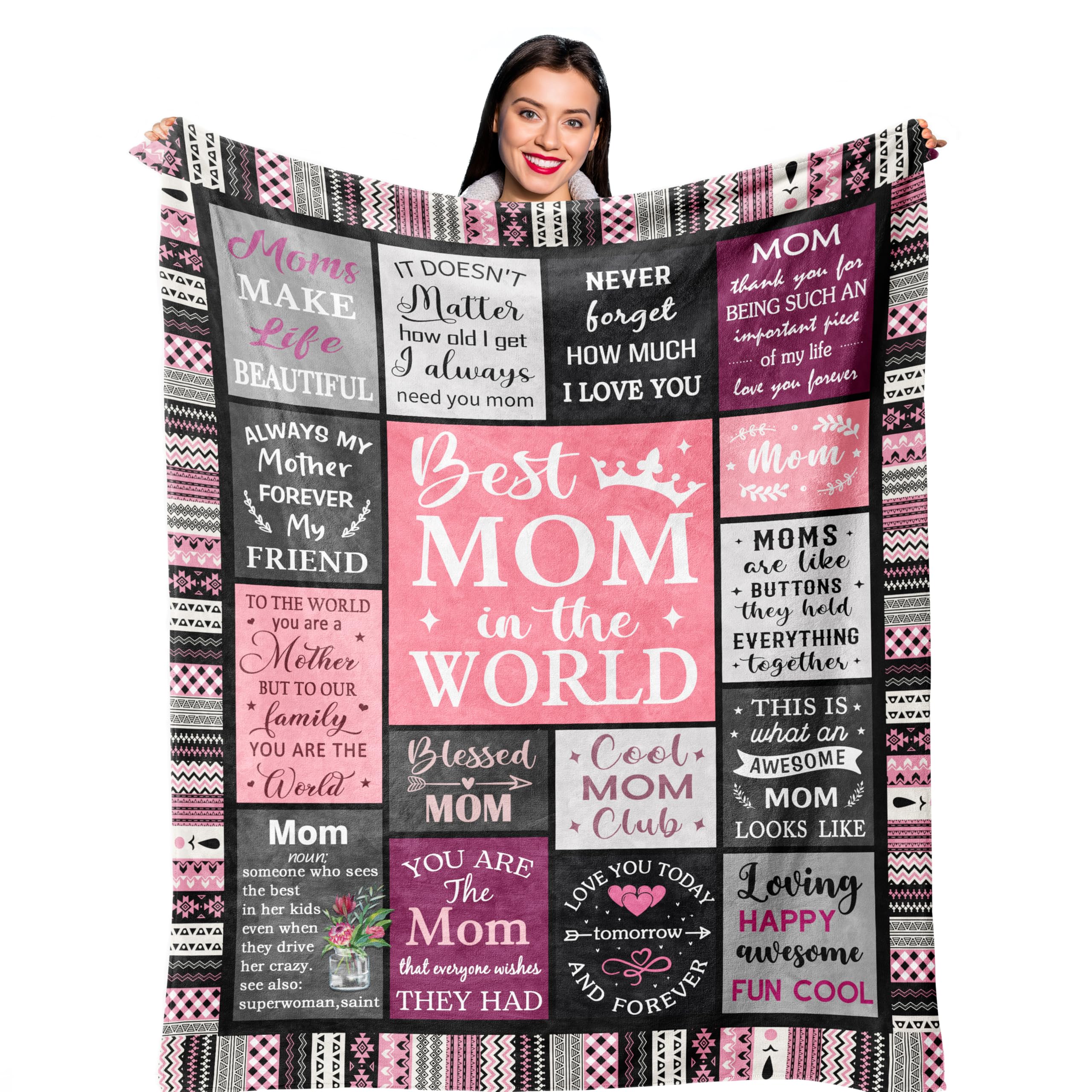 Ruvinzo Gifts for Mom, Mom Birthday Gifts, Mom Gifts, Birthday Gift for Mom, Gifts for Moms from Daughter Son, Mama Mother Gifts, Best Mom Ever Gift,