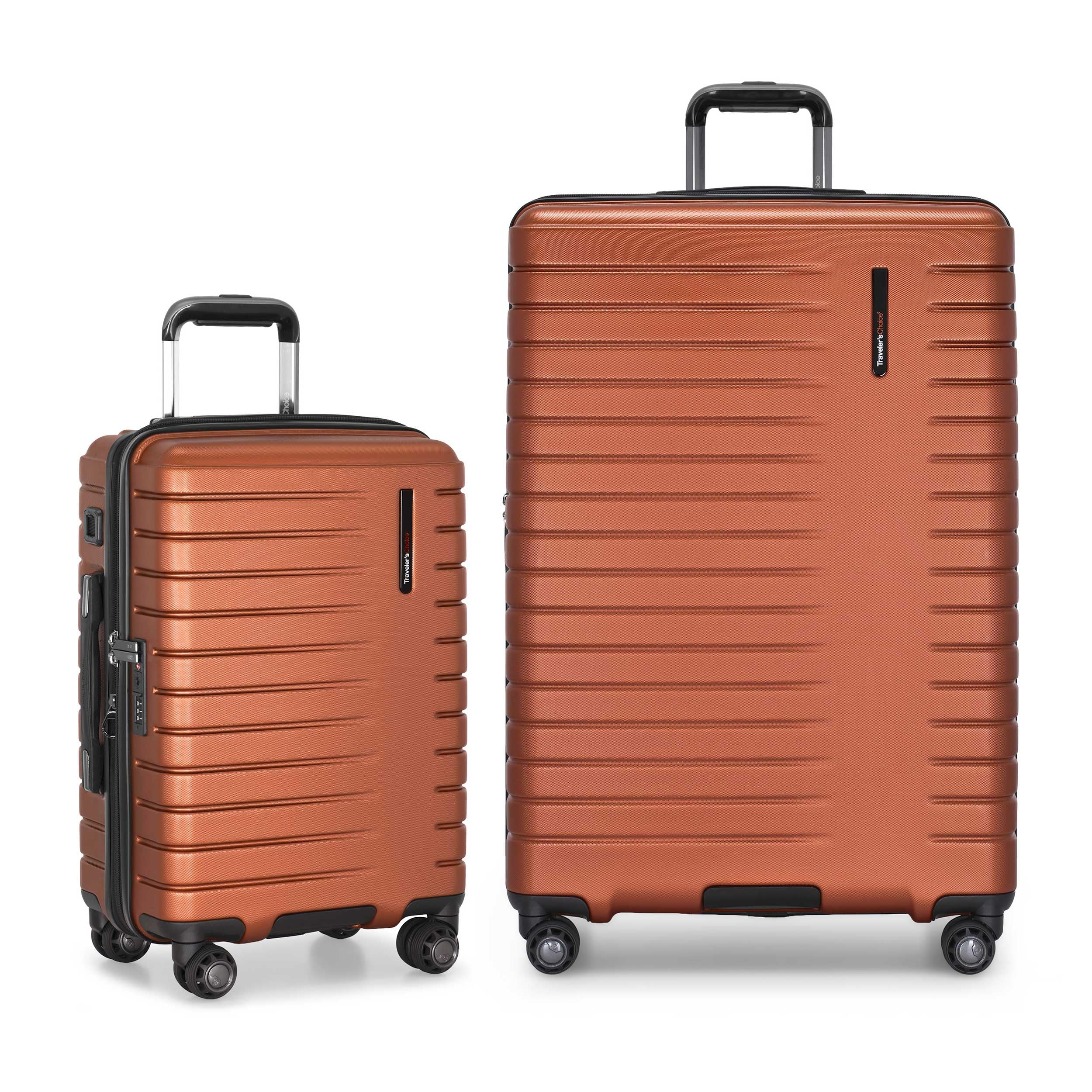 美品 トラベラーズチョイス スーツケース Amazon | Traveler's Choice Archer ポリカーボネート, オレンジ