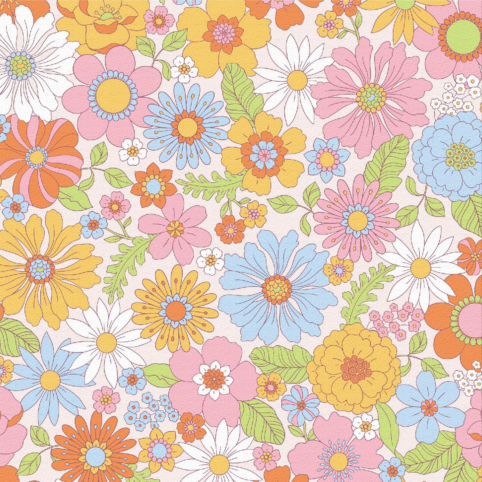 LZH-LP Self-Adhesive Wallpaper, Matte Bohemian Forest Peel and Stick Contact Paper, 44x600CM Vintage Woodland Wildlife Flowers Removable Wallpaper Deco Film for Wall Sticker
