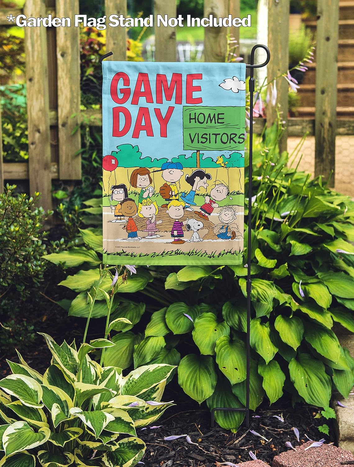 Flagology, PEANUTS Game Day – Garden Flag 12" x 18", Officially Licensed PEANUTS®