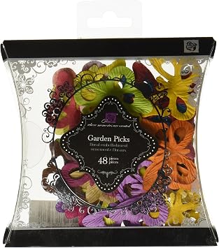 Prima 713577 Garden Picks Assorted Butterfly Die-cuts Pillow Pack, Small