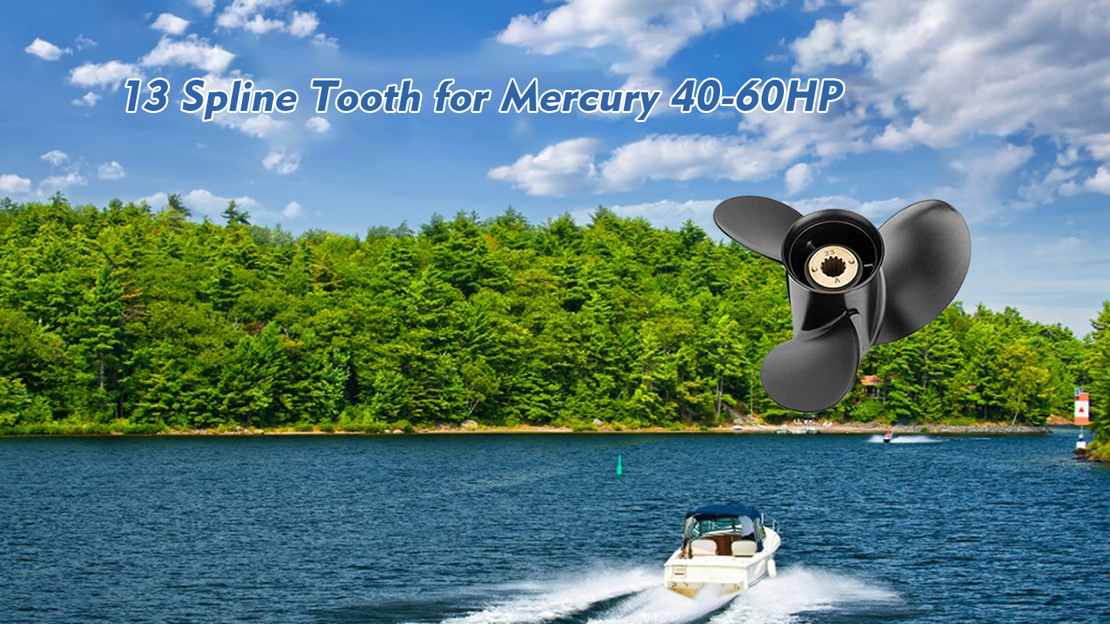 Amazon.com : Qiclear 10 1/2X13 OEM Upgrade Aluminum Outboard