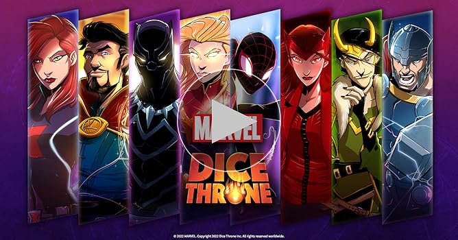 Amazon.com: Marvel Dice Throne 4-Hero Box with Scarlet Witch, Thor