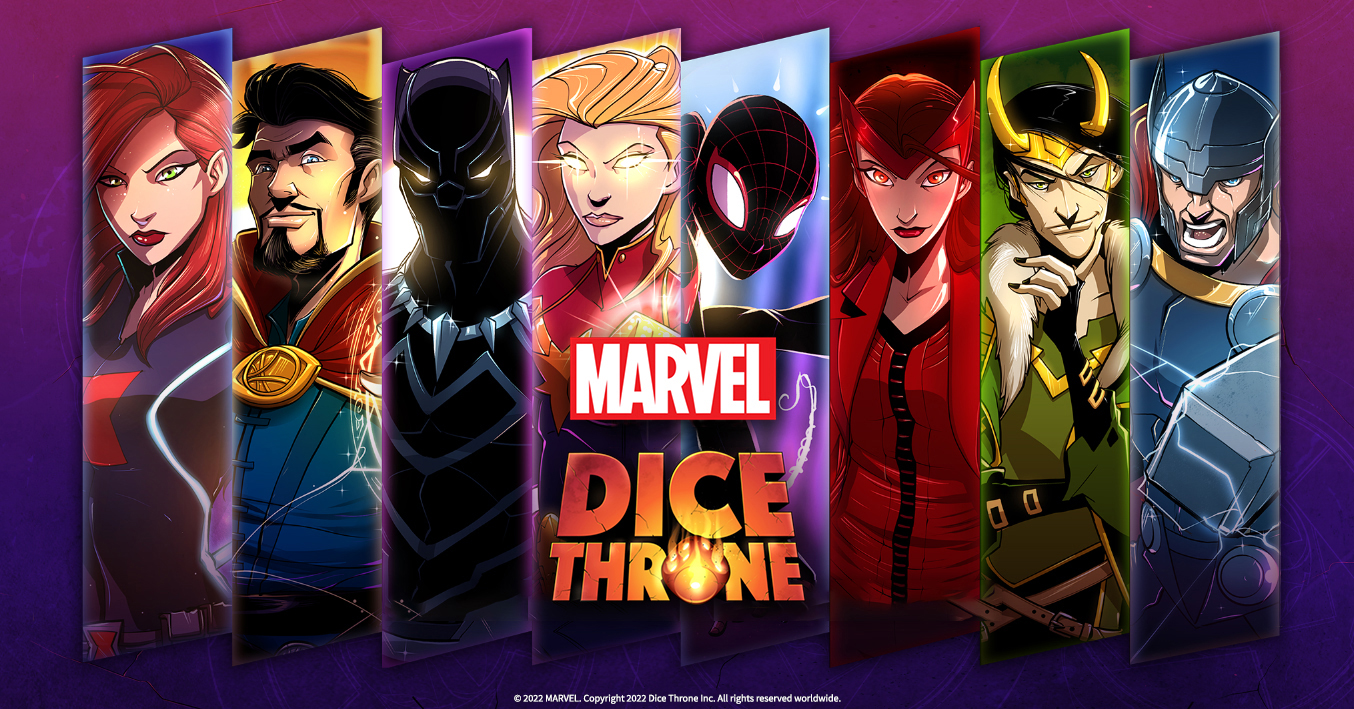 Amazon.com: Marvel Dice Throne 4-Hero Box with Scarlet Witch, Thor