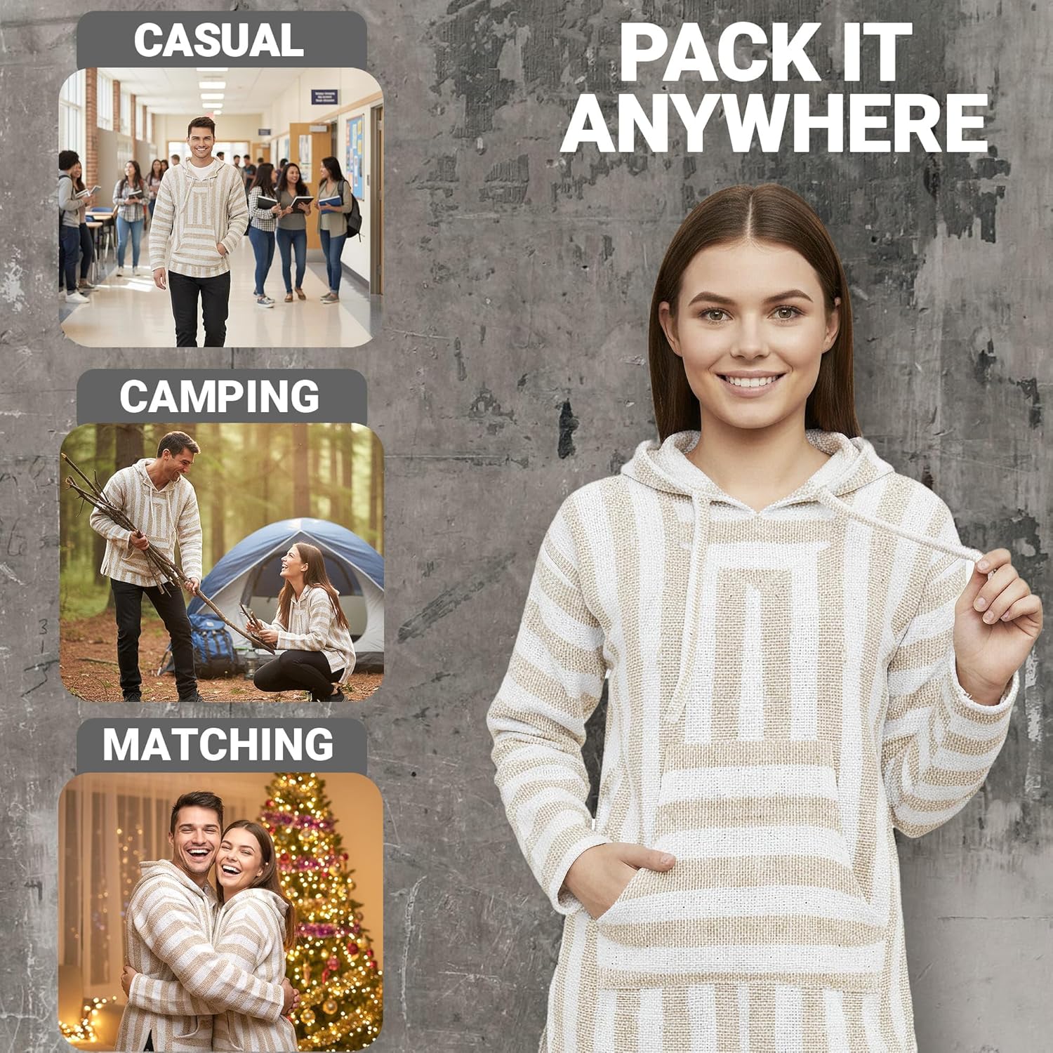 Mexican Baja Hoodie – Classic Drug Rug Pullover Sweater | Baja Hoodie for Men & Women | Mens & Plus Size Options Available - Image 6