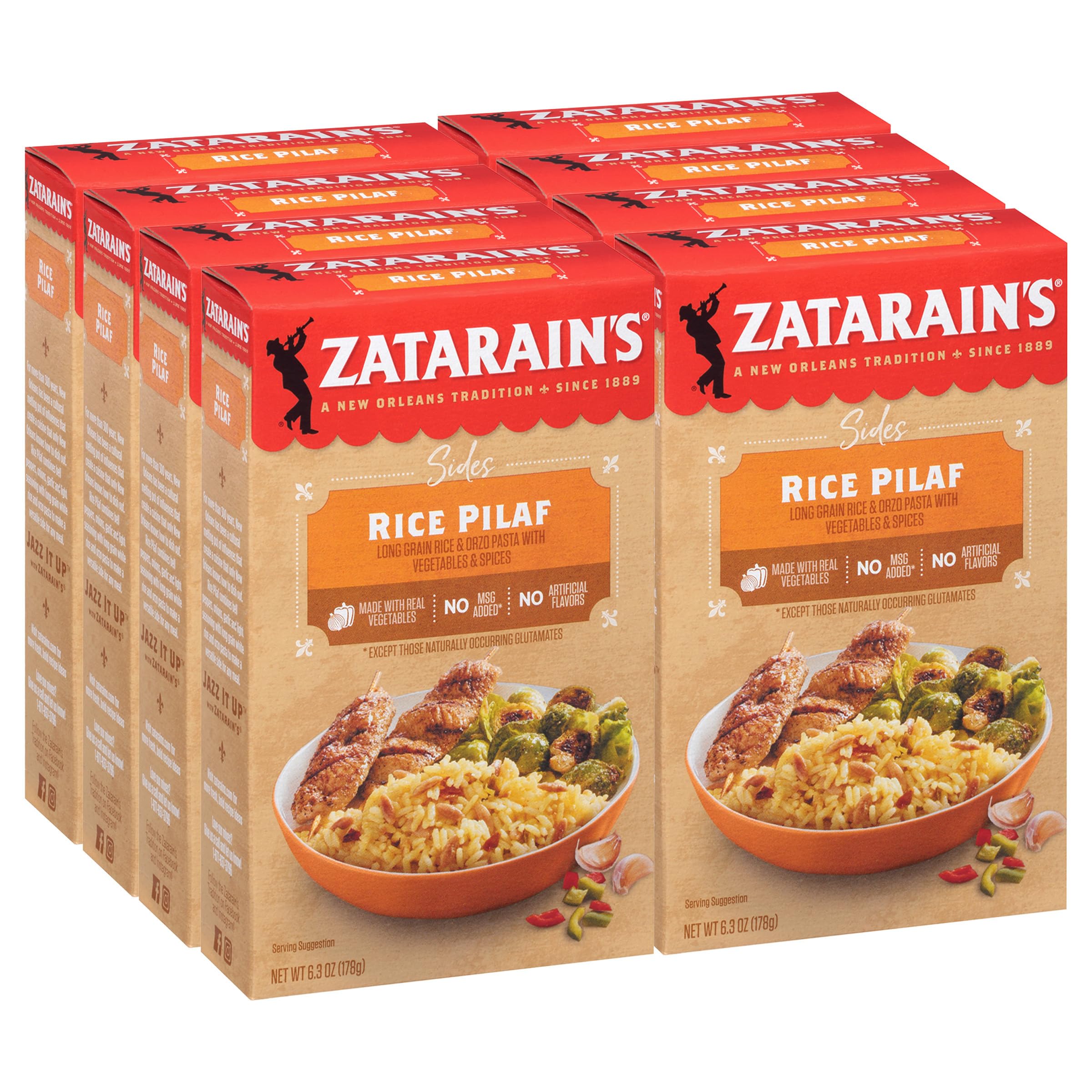 Rice Pilaf, 6.3 oz (Pack of 8)