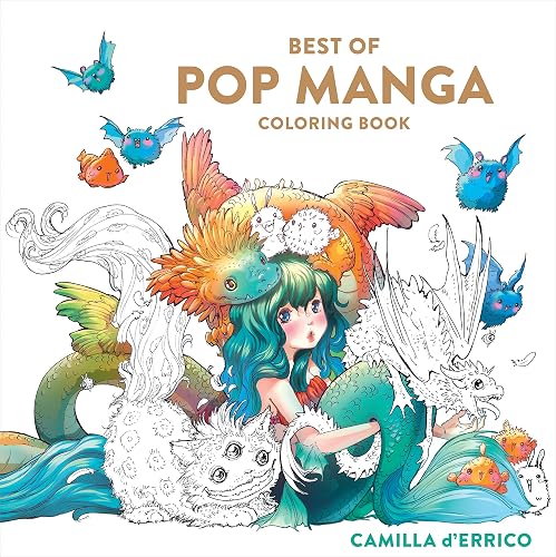 Best of Pop Manga Coloring Book - Paperback
