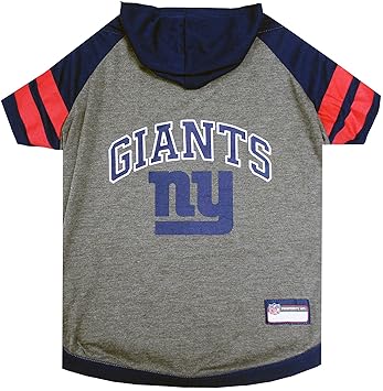 Pets First New York Giants Hoodie T-Shirt, X-Small