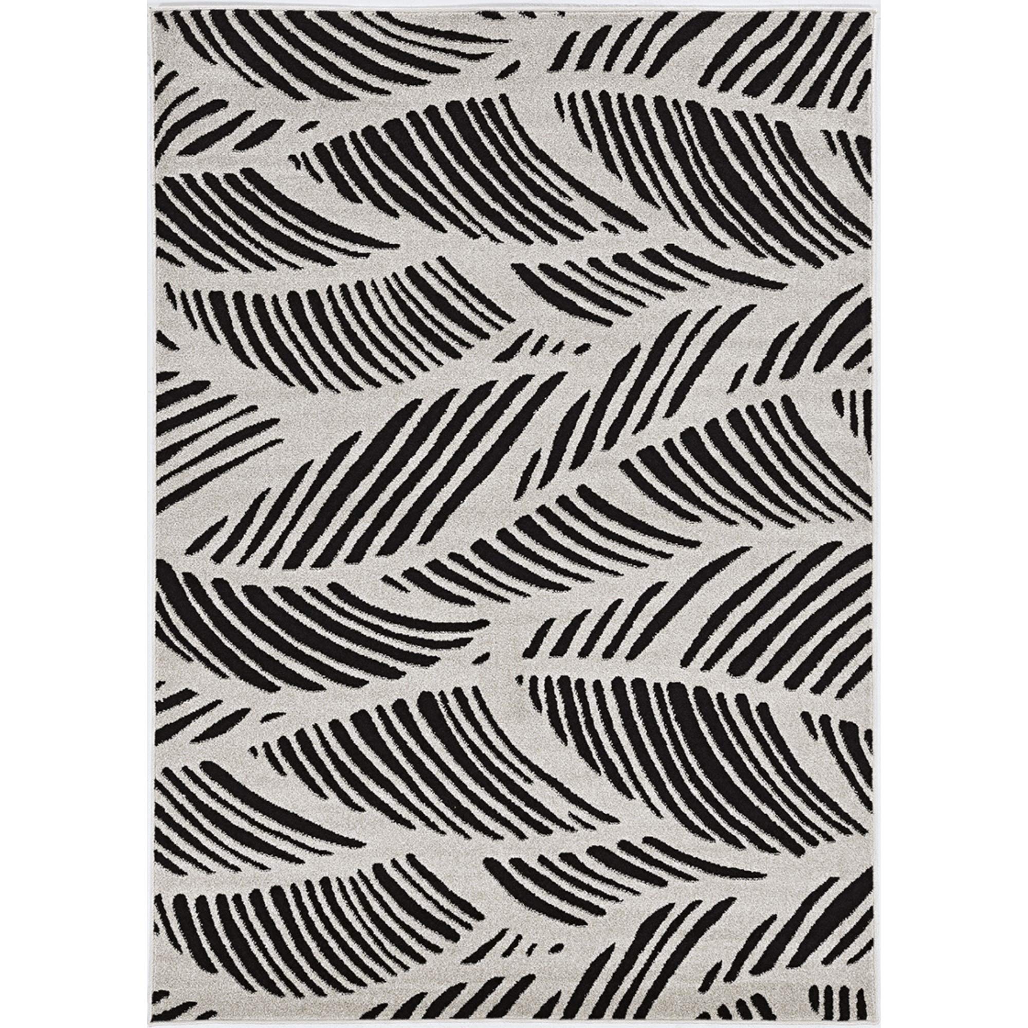 LUC 2770 3'3"X 4'11" - Black/White