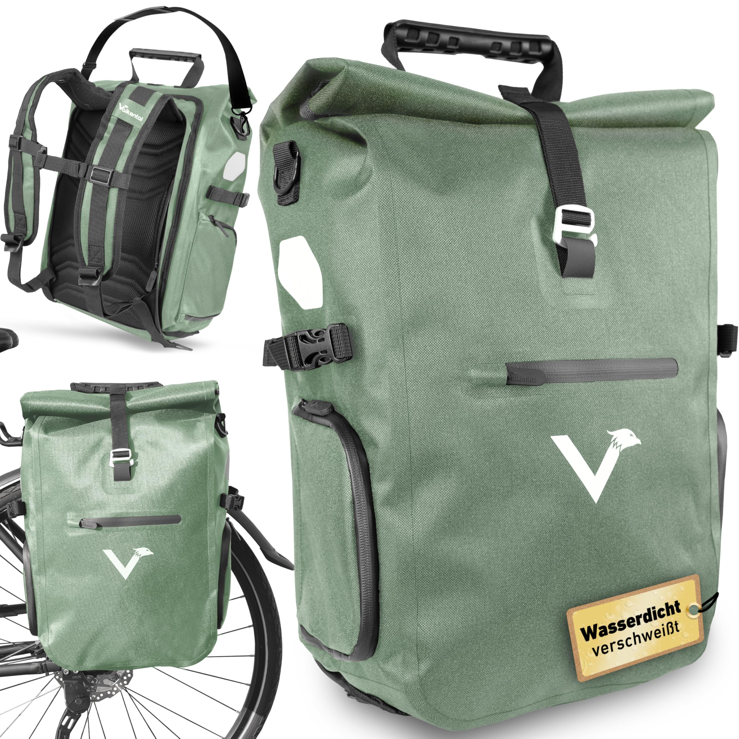 Valkental 3in1 Fahrradtasche Pro