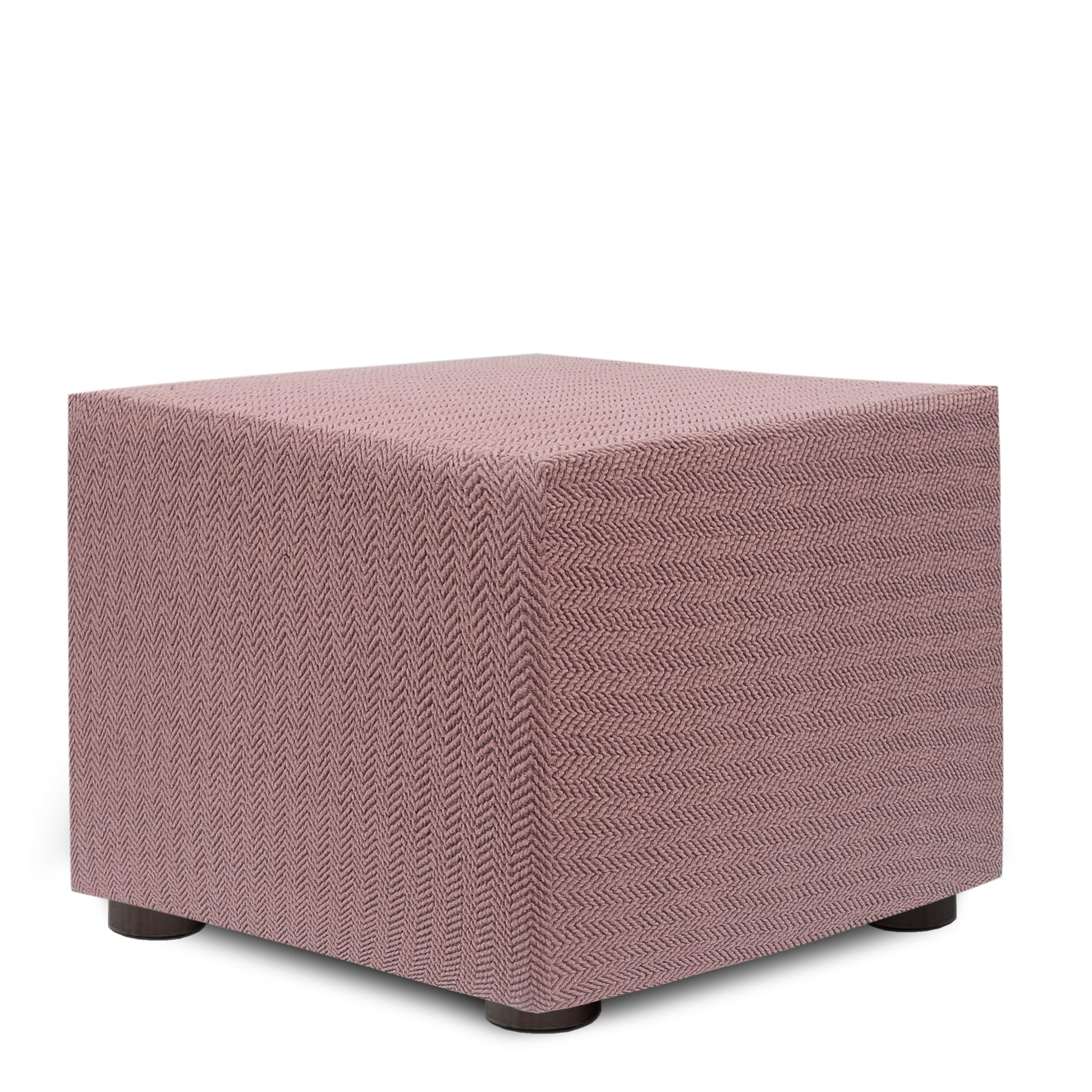 Housse de canapé pouf premium Jaz 40x40 double face salon moderne