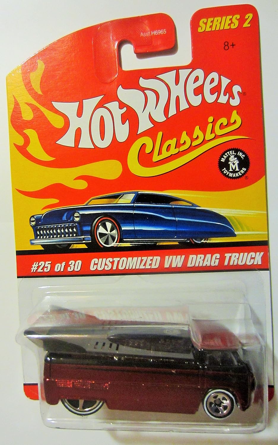 Hot Wheels Classics Series 2 Customized Red VW Drag Truck 25/30 Collector Car
