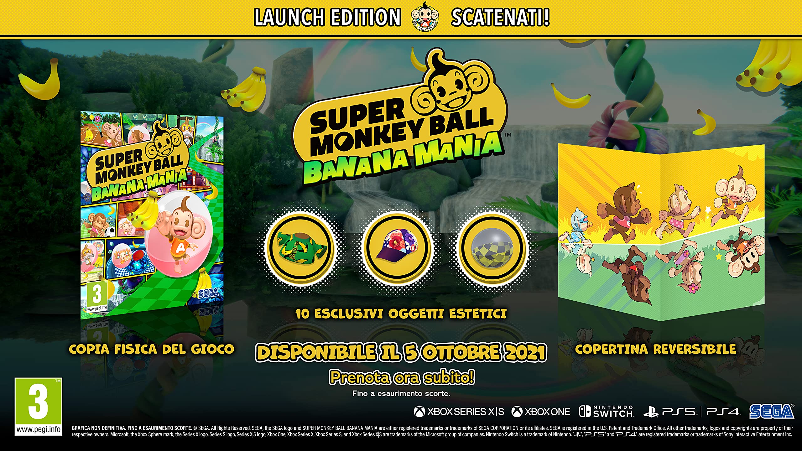 Super Monkey Ball Banana Mania - Day-One - Nintendo Switch