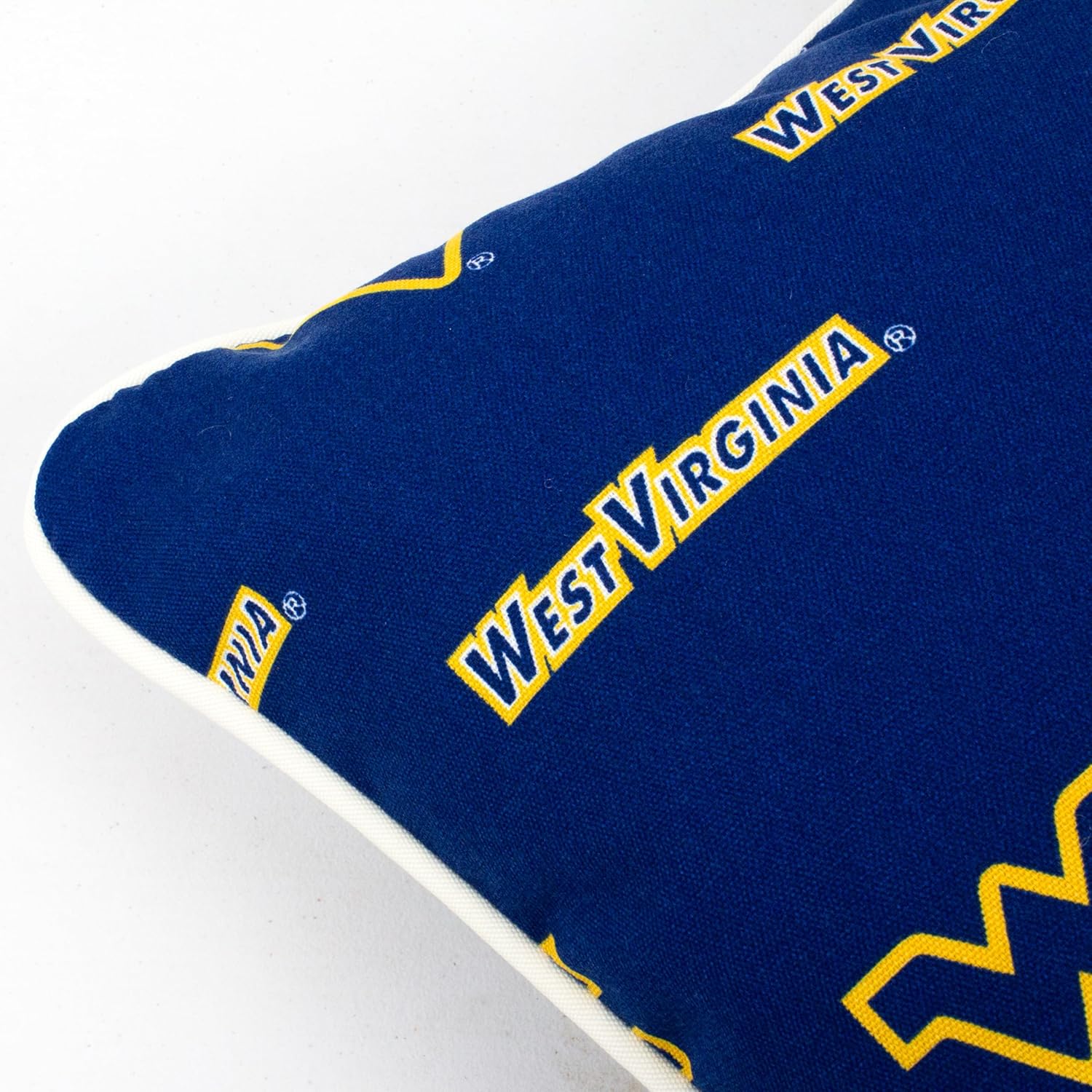 College Covers West Virginia Mountaineers Outdoor Decorative Pillow Pair-(2) 16" x 16" Pillows