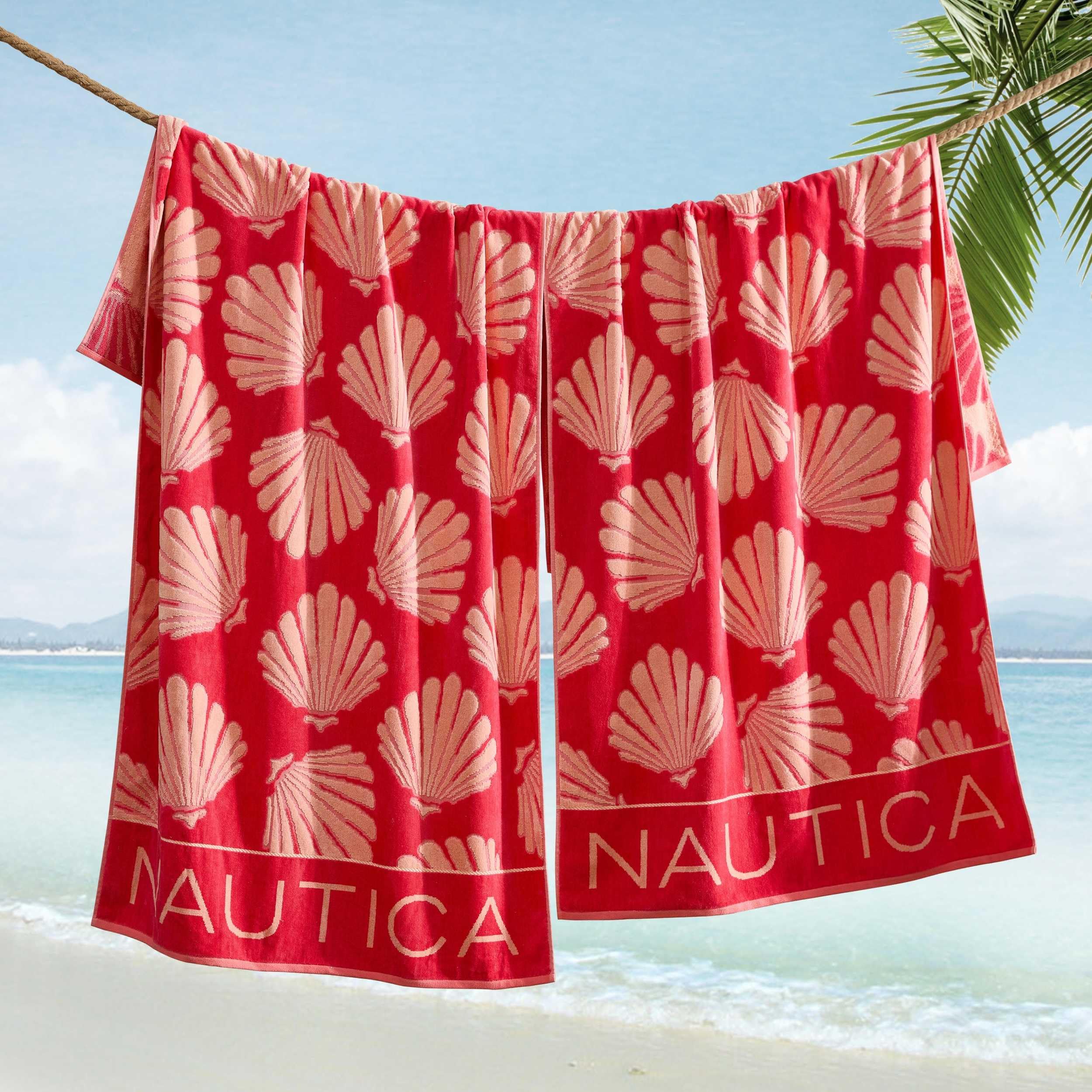 Amazon.com: Nautica - Beach Towels Oversized, 2 Pack Cotton Velour