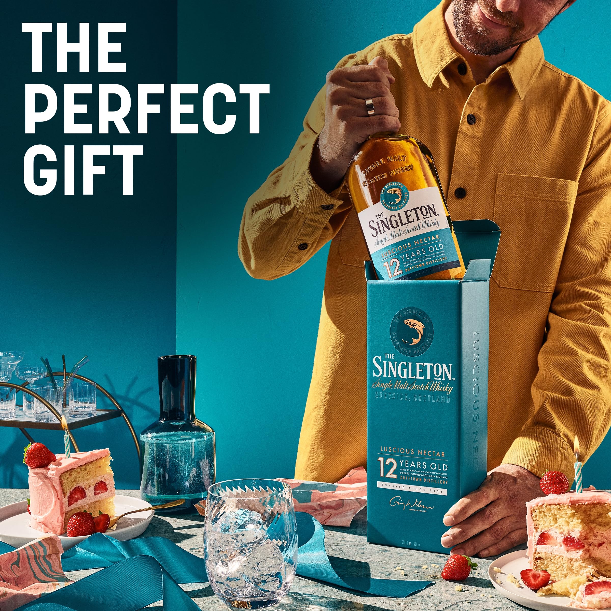 The Singleton 12 Jahre | Single Malt Scotch Whisky | aromatischer| Geschenkempfehlung | handgefertigt aus der schottischen Speyside | 40% vol | 700ml Einzelflasche |