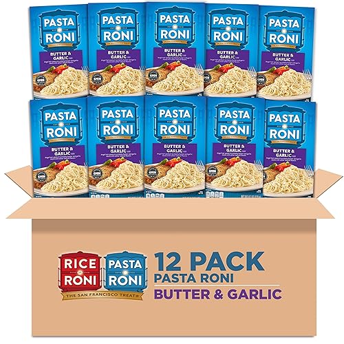 Pasta Roni, Cabello de ángel de mantequilla y ajo, cajas de 4.7 onzas (paquete de 12)