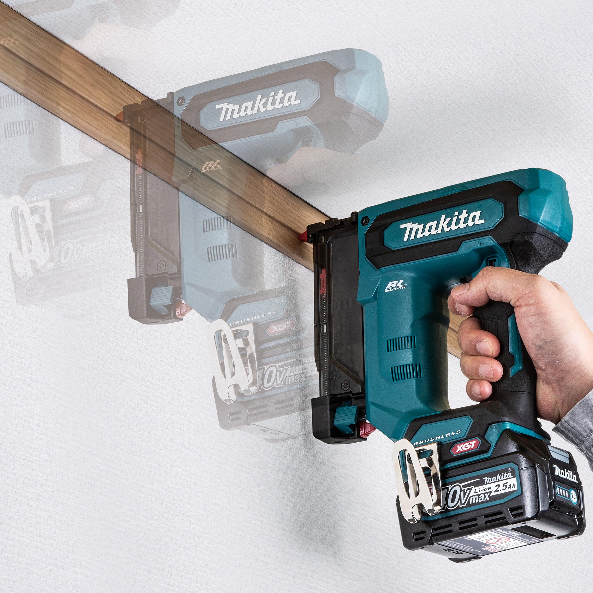 Makita PT001GZ Clavadora sin escobillas 40V Max Li-ion XGT Baterías y cargadores no incluidos