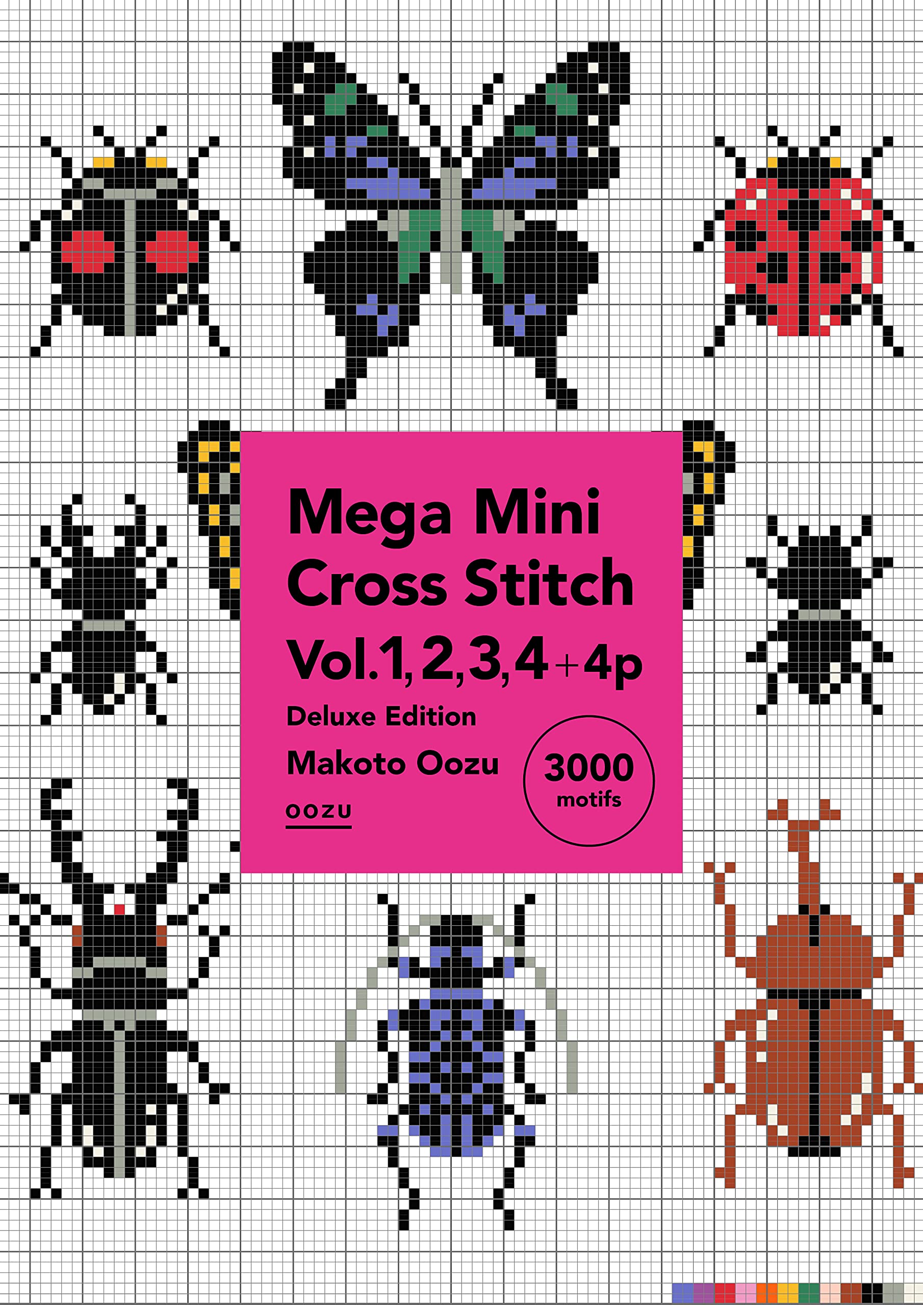 Mega Mini Cross Stitch Vol.1,2,3,4+4p Deluxe Edition