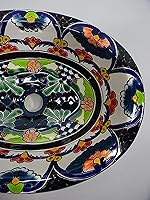 Vista 3 de 16" X 12" TALAVERA SINK drop in or undermount mexican bathroom handmade ceramic