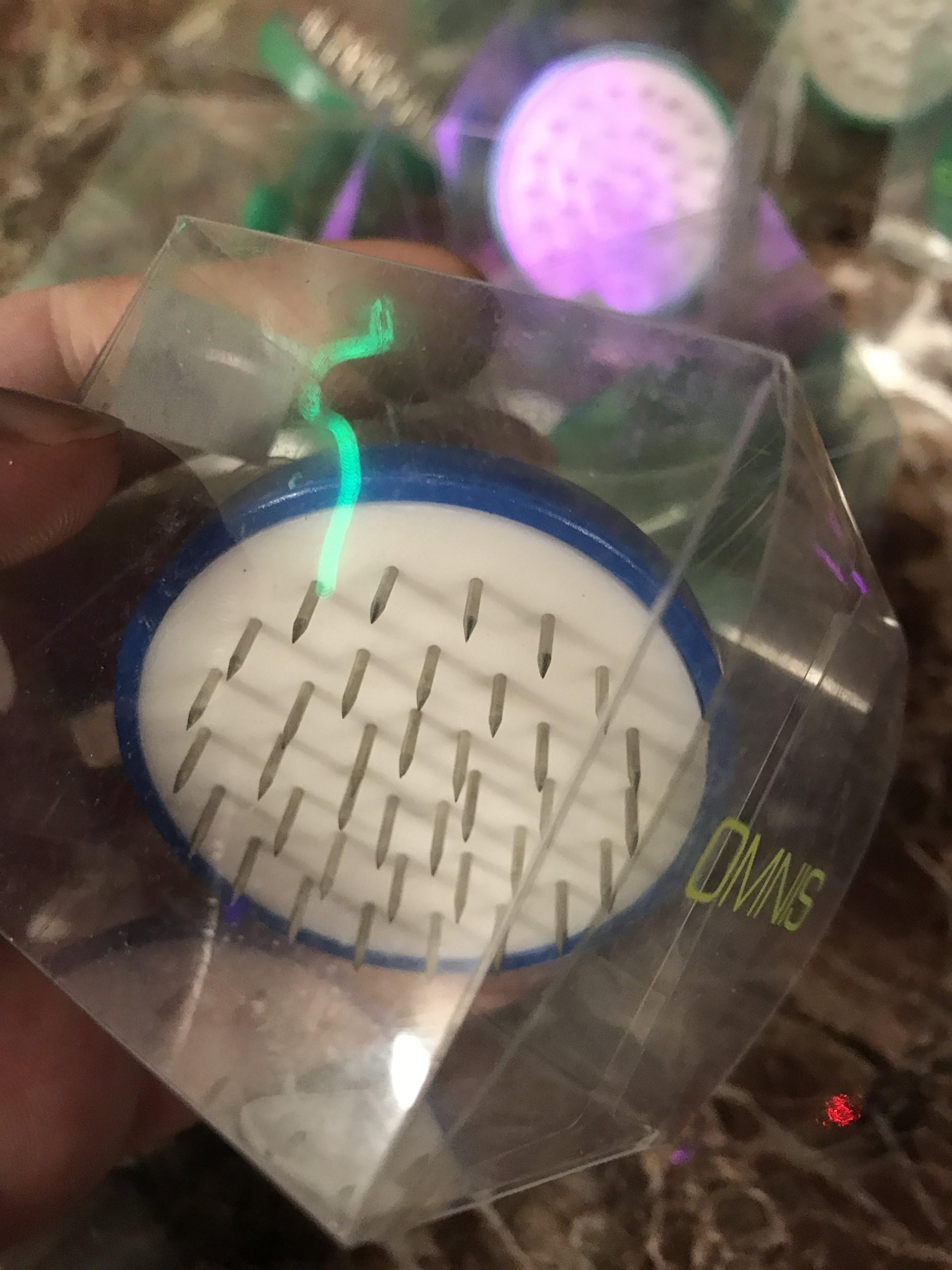 Hookah Foil Puncher Thin Holes Various Colors (Blue)