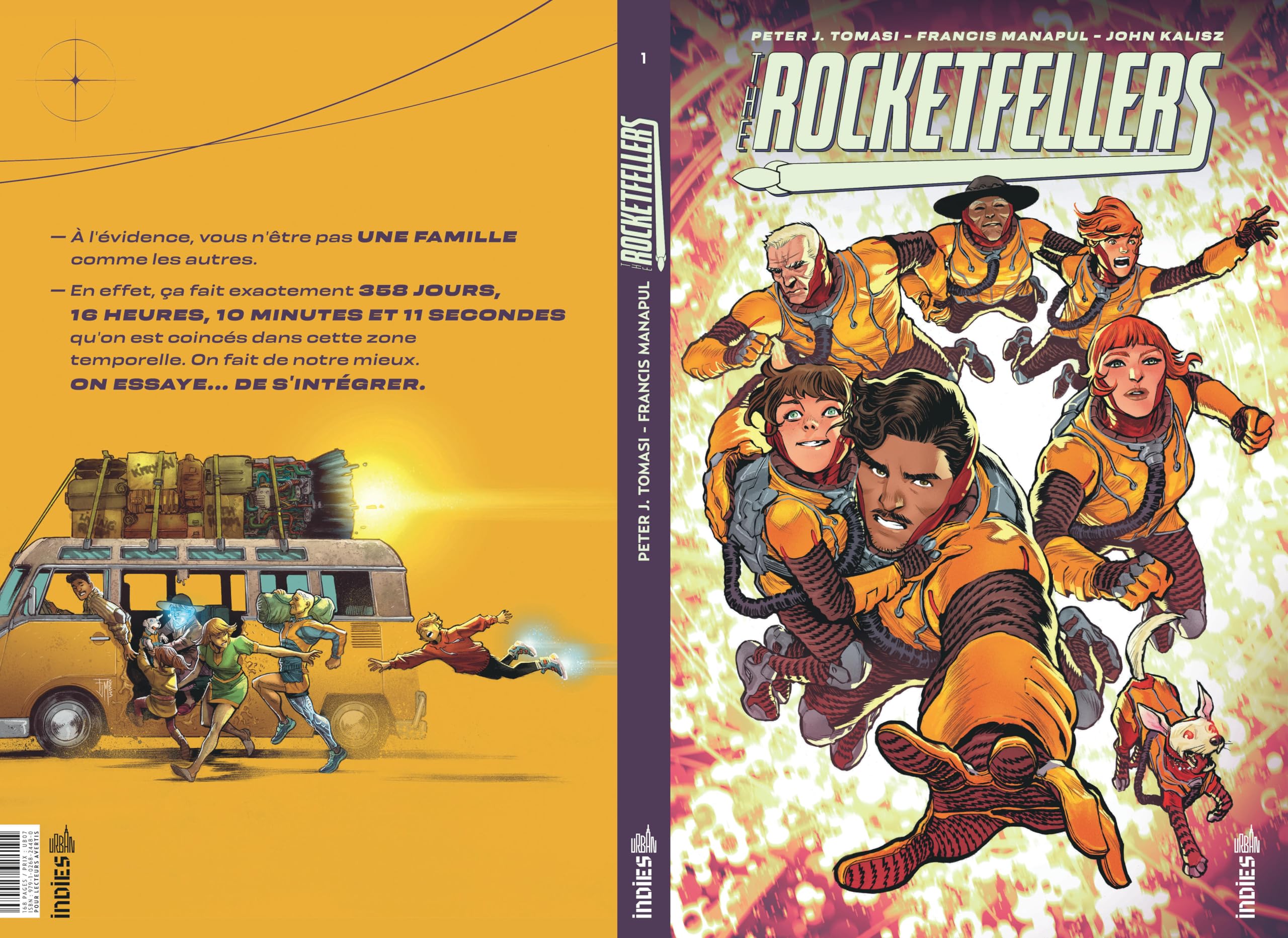 The Rocketfellers Tome 1 - Peter Tomasi - Urban Comics - cartonné - Comics
