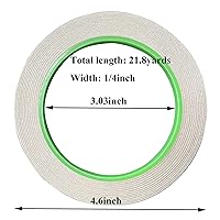 Vista 3 de monochef 2pcs Copper Tape with Double-Sided Conductive Copper Foil Tape Self Adhesive EMI Shielding Stained Glass Supplies Soldering Electrical