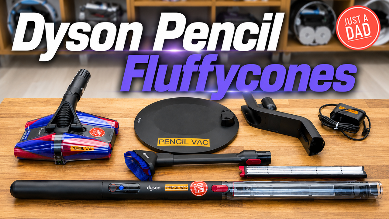 Watch Dyson PencilVac Fluffycones Cordless Vacuum Unboxing on
