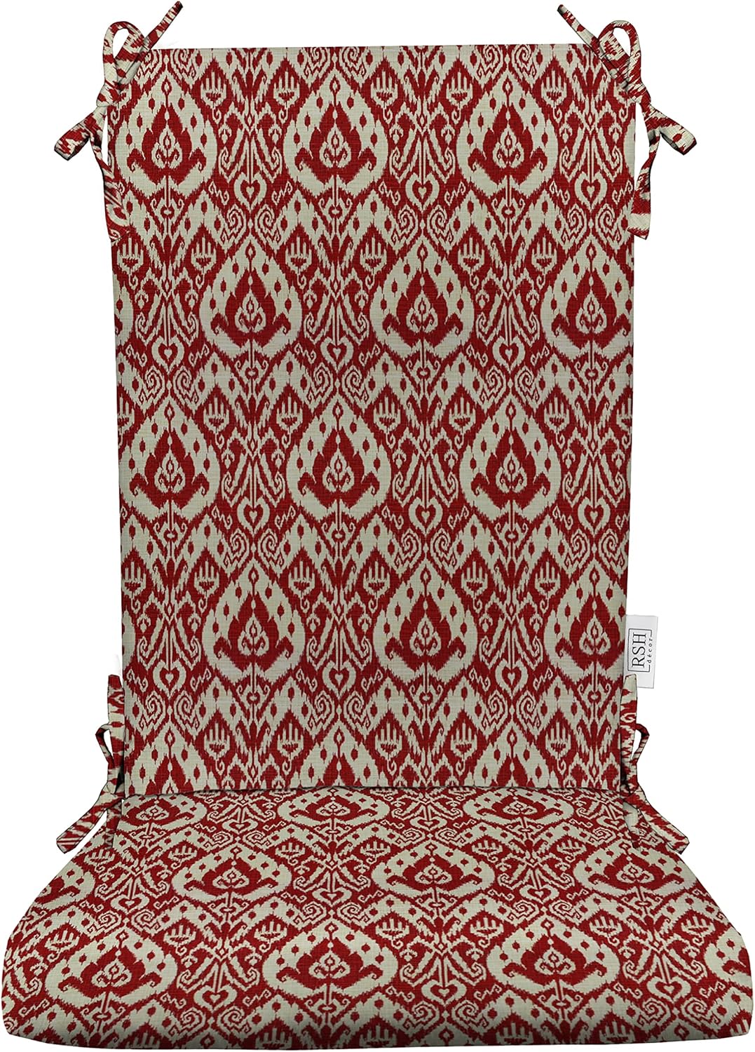 RSH Décor Indoor Outdoor Foam Rocker Rocking Chair Pad Cushions, Fits Cracker Barrel