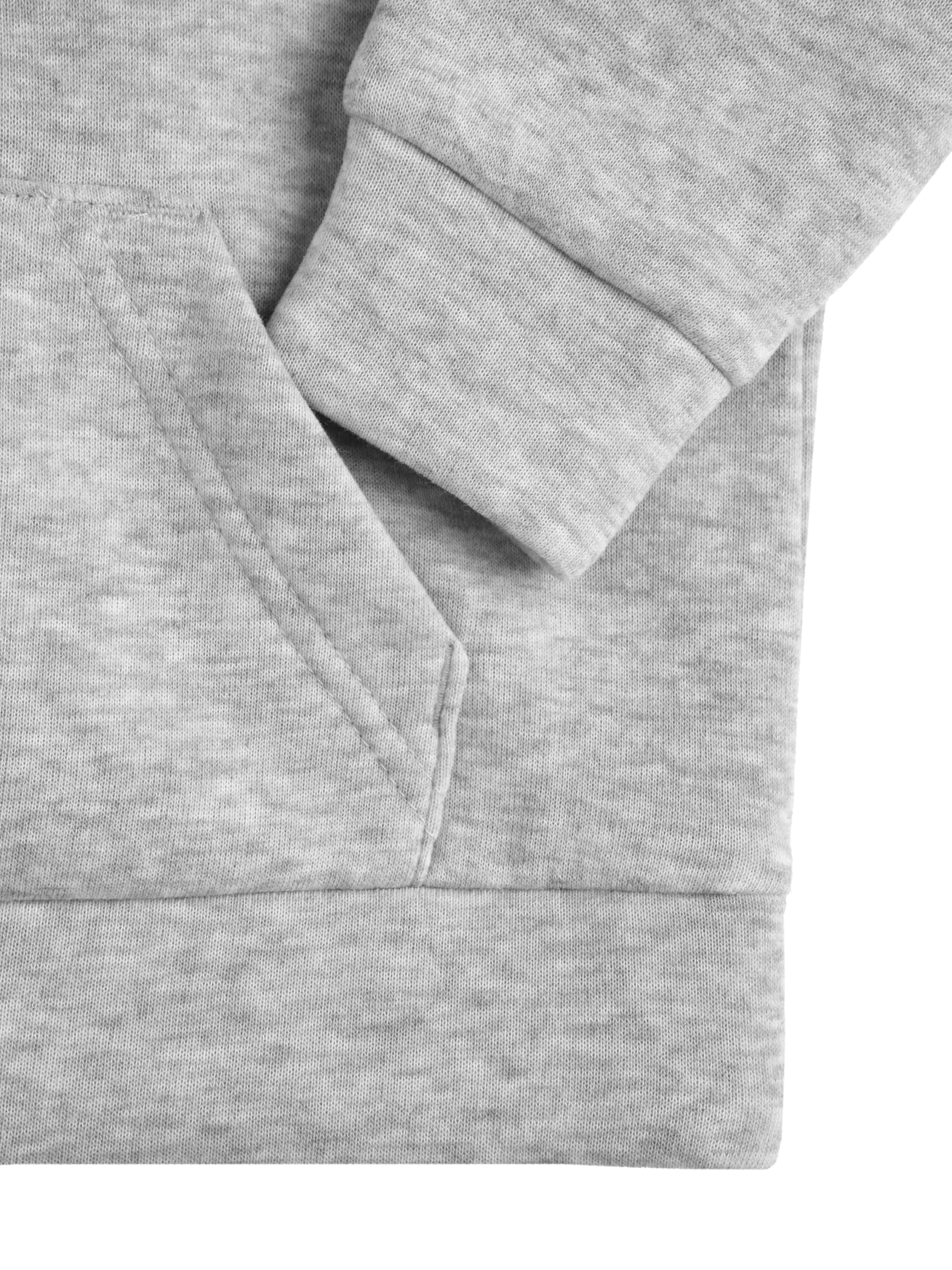 Puma Essential Basics Logo Pullover Hoodie, Fleece Sweatshirt, Large Front Pocket Sudadera con Capucha para Niñas