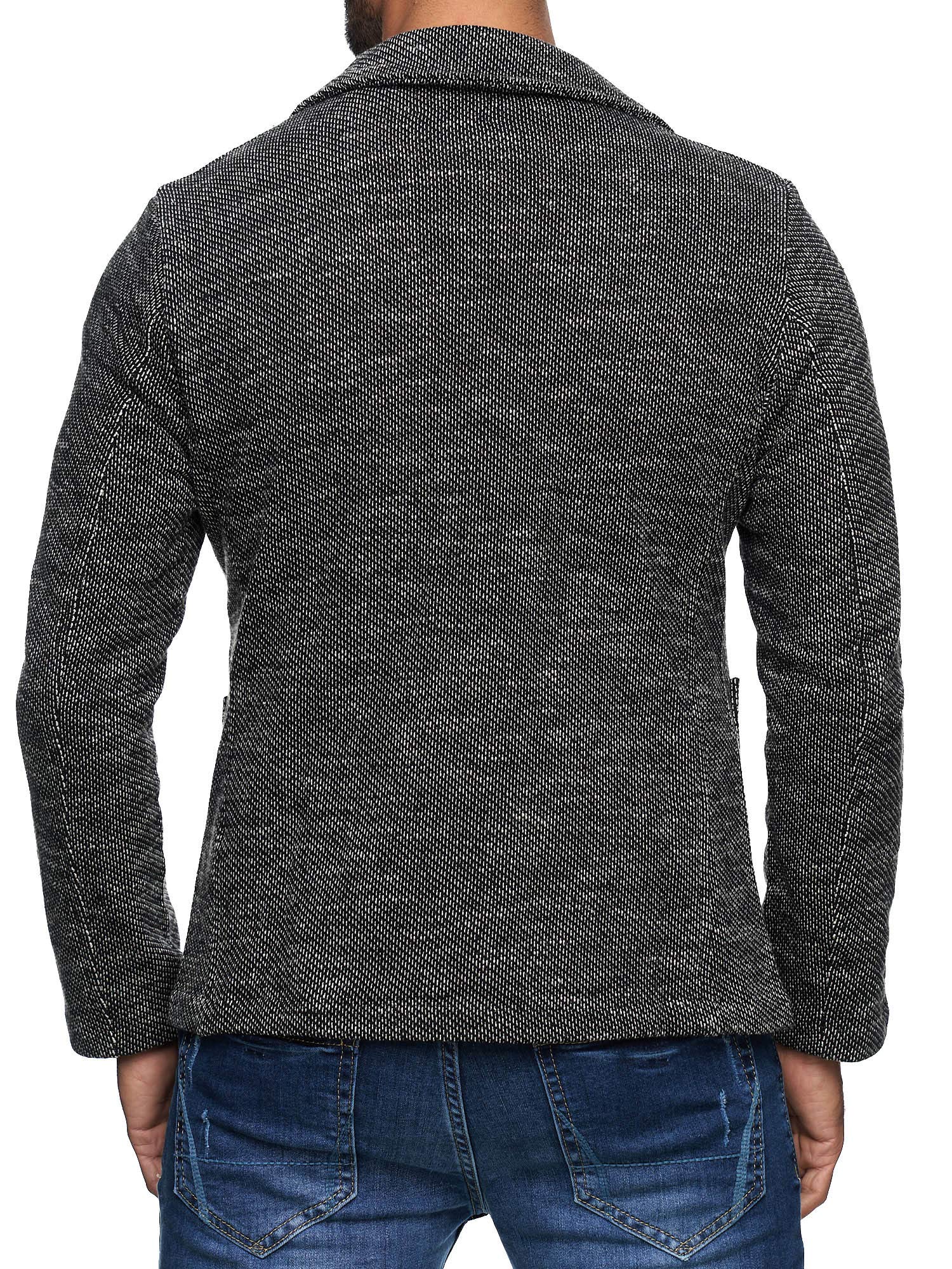 Reslad Męska marynarka sportowa kurtka marynarka slim fit rekreacyjna marynarka męska RS-1421