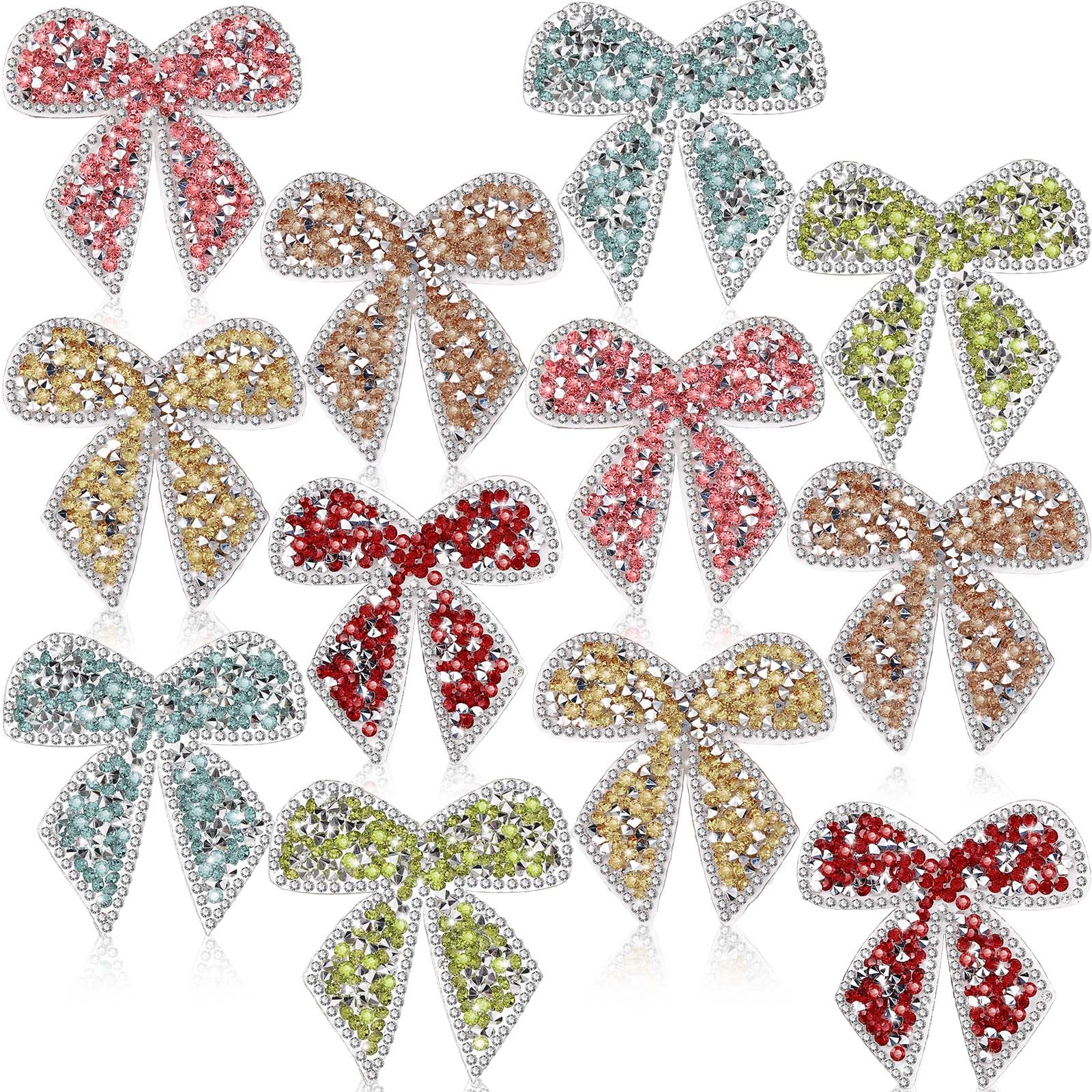 Photo 1 of Daifunli Bow Knot Rhinestone Appliques (Mixed Colors)