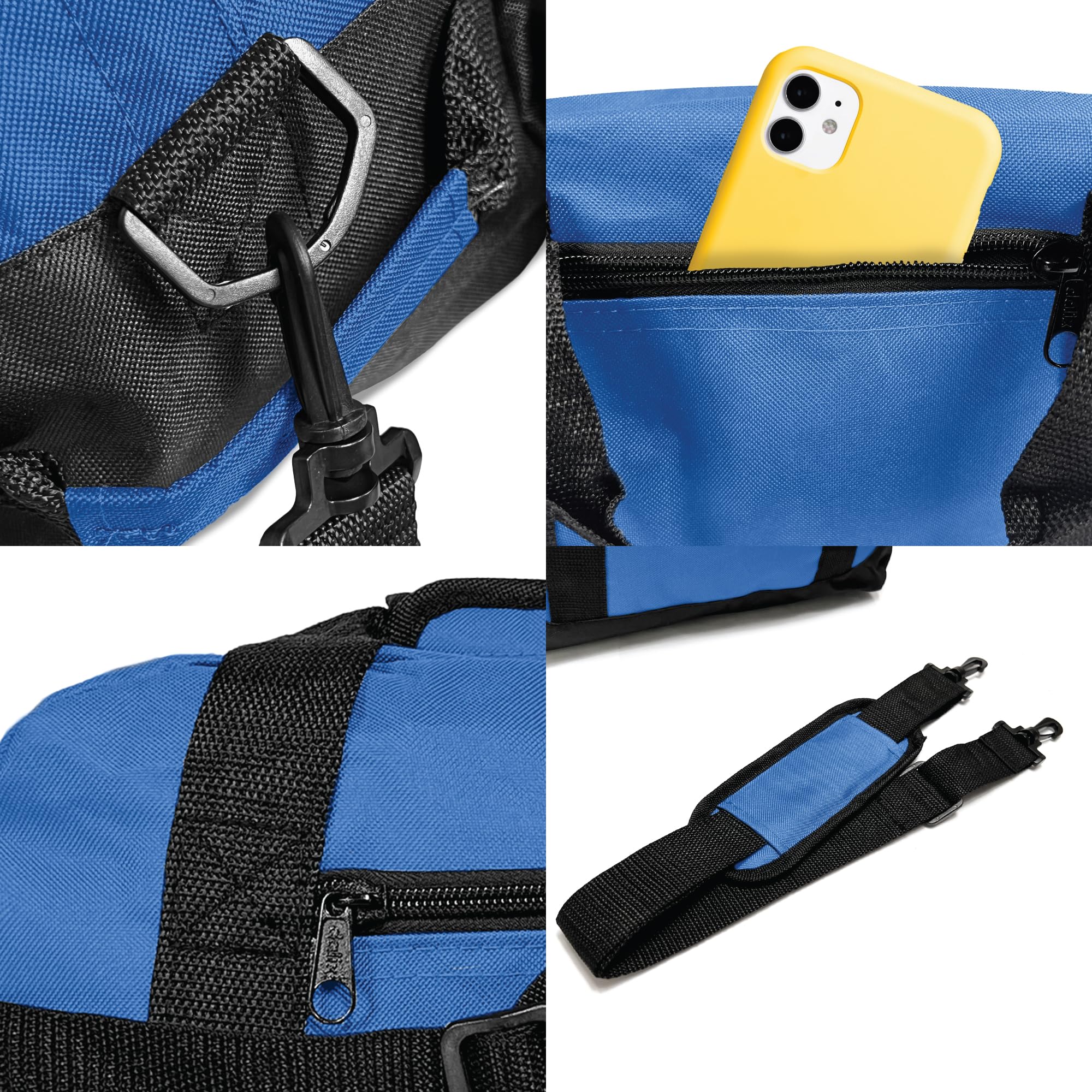 DALIX Bolsa de Viaje pequeña de 35,56 cm, de Dos Tonos, para Gimnasio