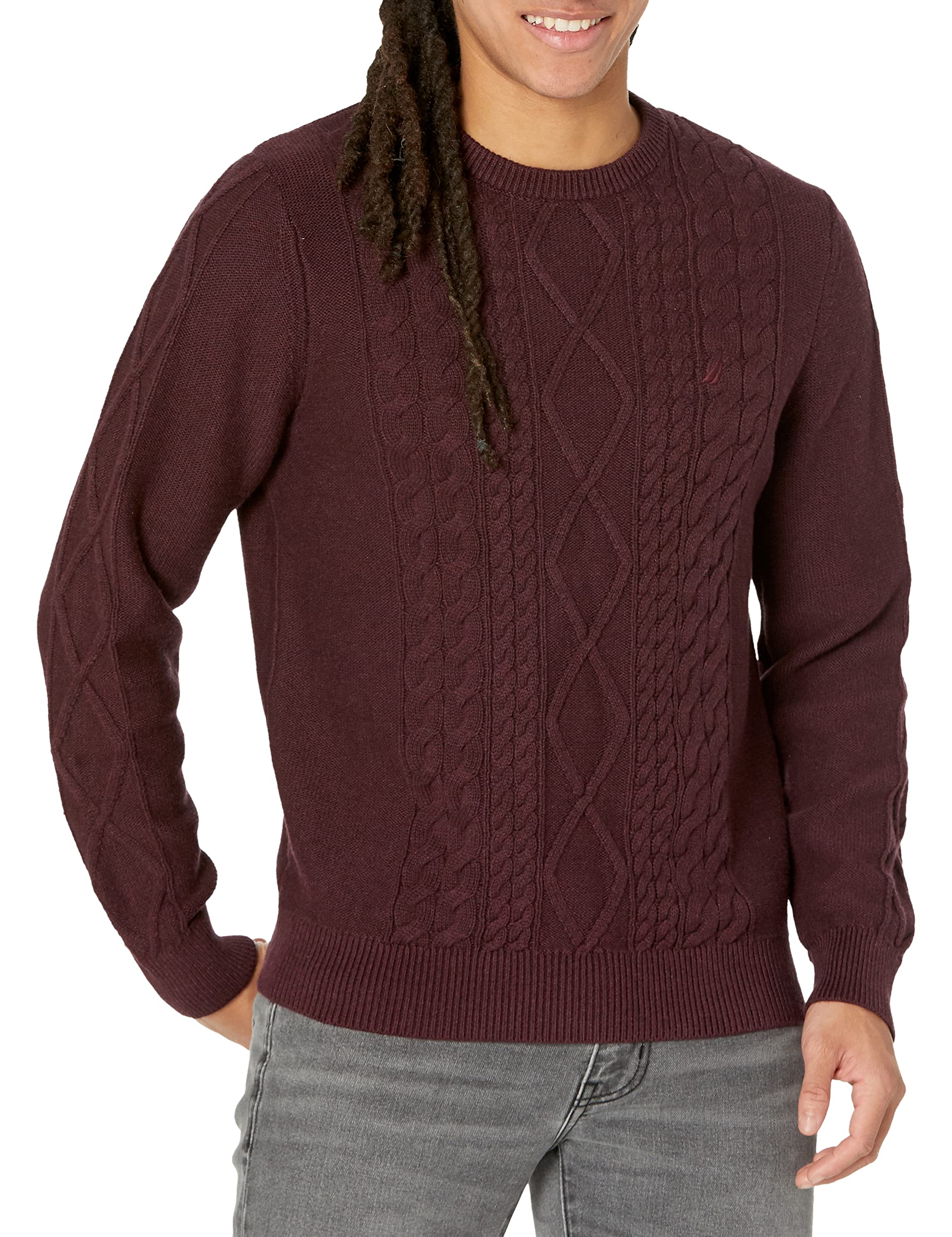 Nautica Maglia A Treccia Maglione Uomo
