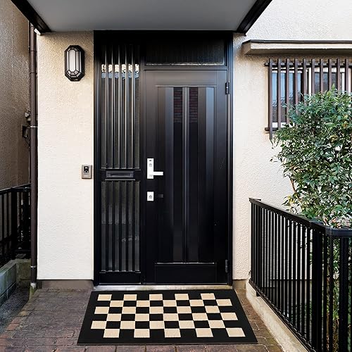 Miniatura 287 de GRANNY SAYS Felpudo para interiores, 32 x 48 pulgadas, antideslizante, tapete grande para puerta, tapete de bienvenida para exteriores, lavable