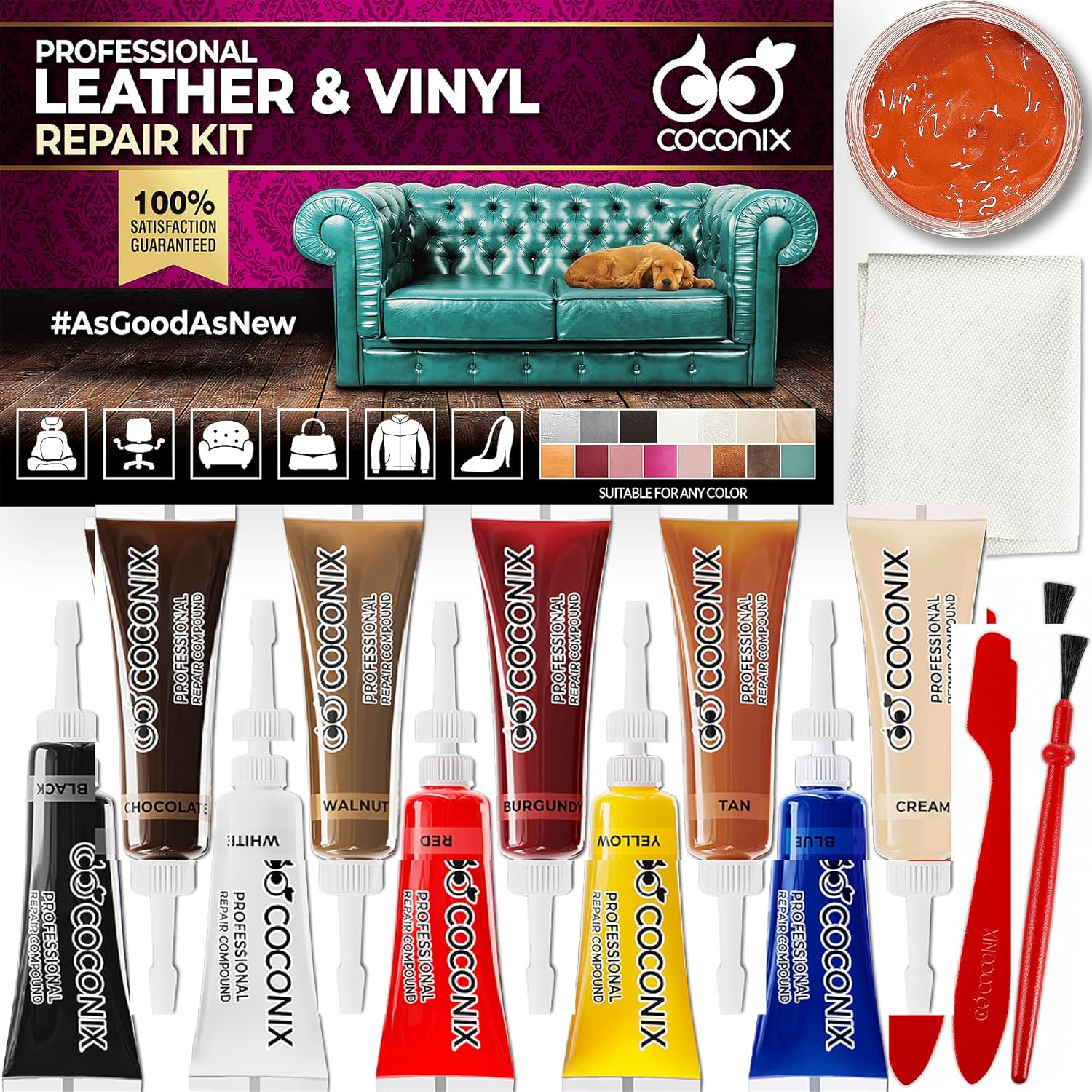 Coconix Vinyl And Leather Repair Kit