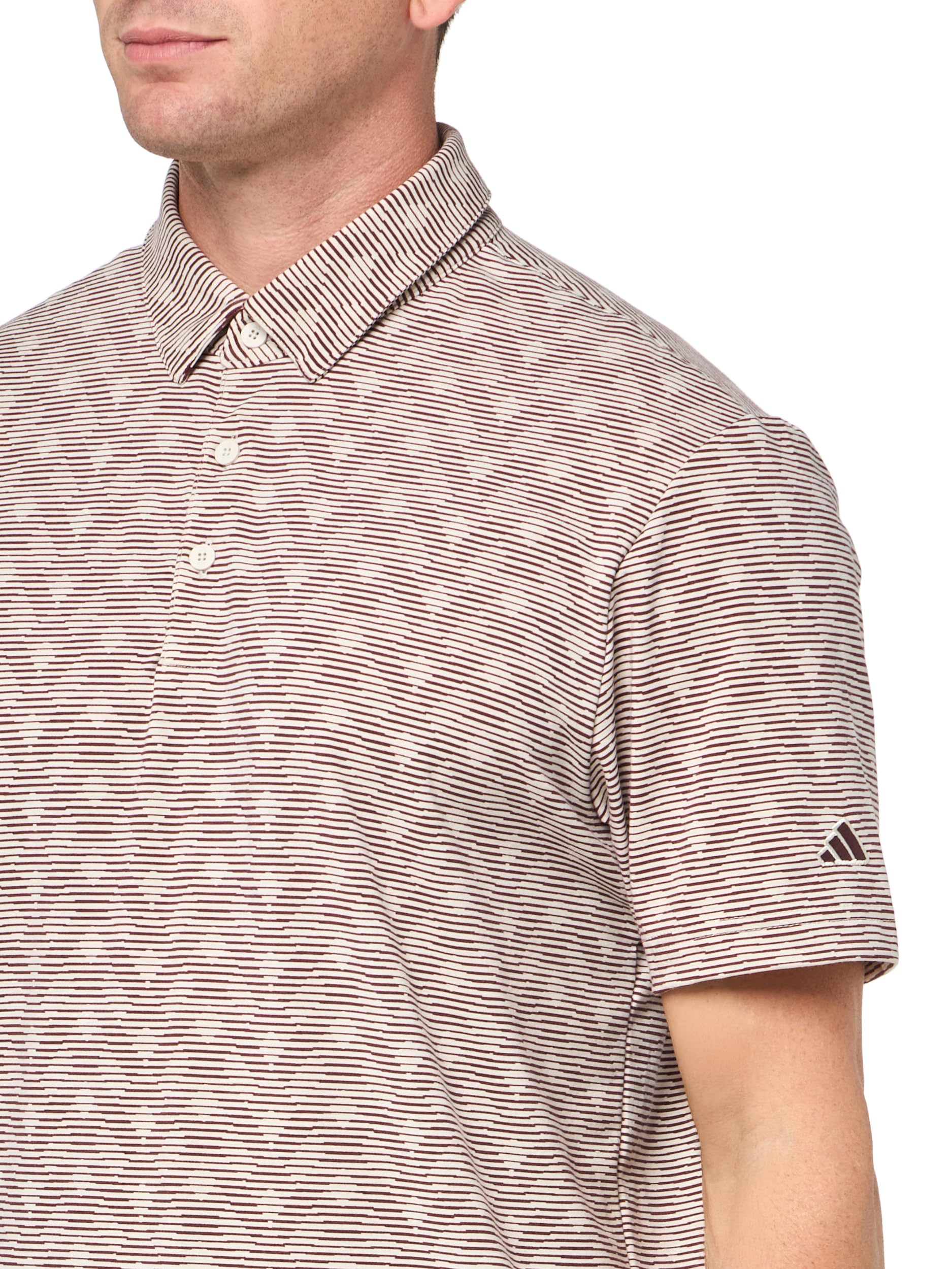 adidas Go-to Printed Stripe Polo Shirt Polo a Righe Stampata Uomo (Pacco da 1)