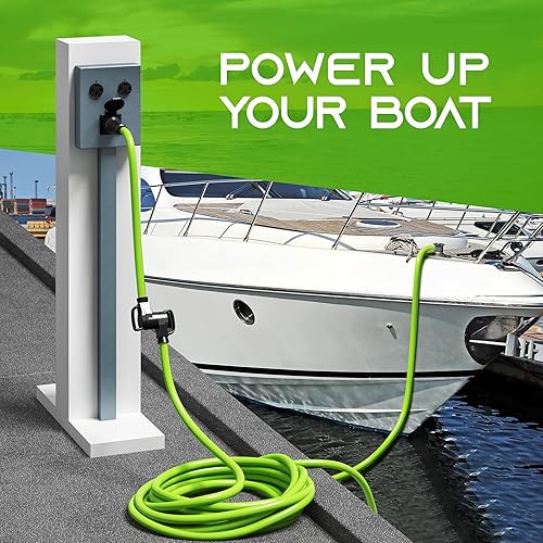 Miniatura 8 de GEARit 50 Amp Shore Power - Cable adaptador NEMA 14-50P a SS2-50R - Cable adaptador de 4 clavijas macho a torsión hembra - STW 6AWG3C+8AWG1C - Cable