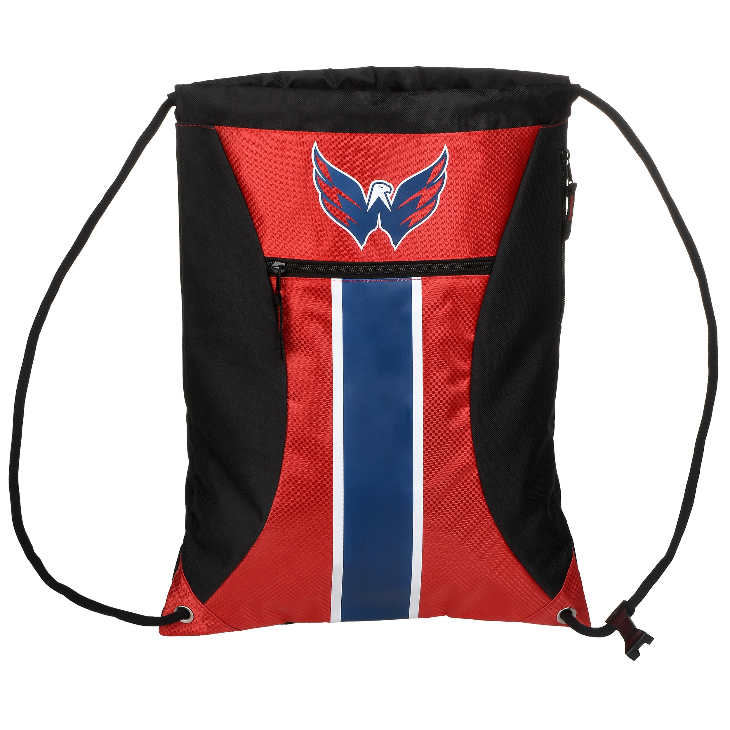 FOCO NHL Unisex Big Stripe Zipper Drawstring Backpack