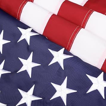 American Flags for Outside 2X3 | American Flag 2x3 -Heavy Duty Nylon Flags 2x3 outdoor with Embroidered Stars and Sewn Stripes 2x3 US Flag for High Wind- All Weather Flags