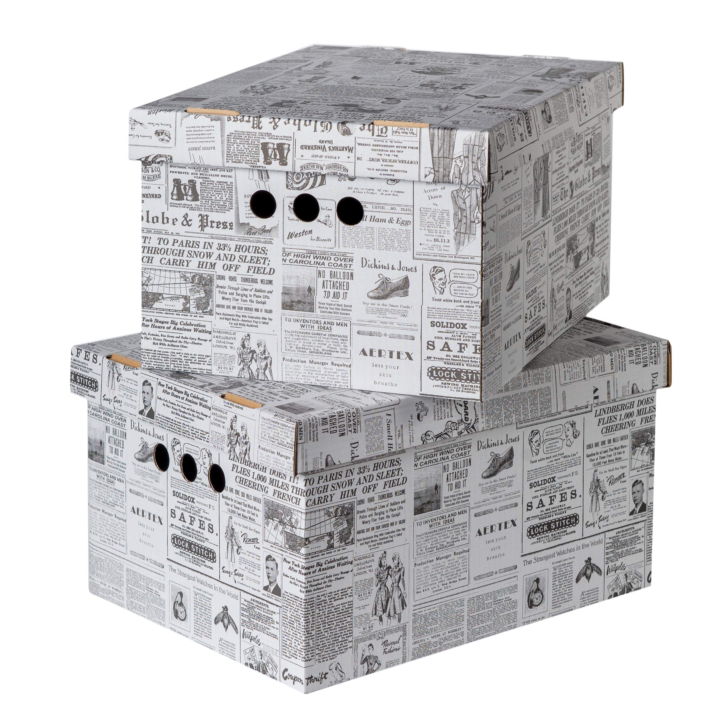 decorative cardboard bankers boxes line382