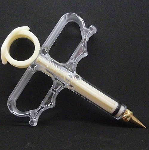 Miniatura 6 de Jeringa inyectora de pegamento de precisión con 2 boquillas para uniones apretadas y duraderas, ideal para carpintería, automoción, juntas, grasa,