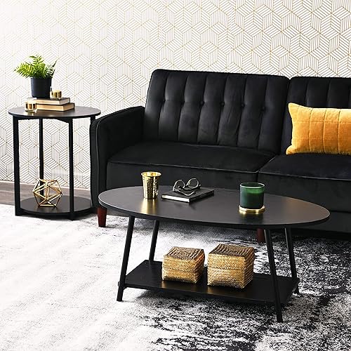 Miniatura 2 de Household Essentials Mesa de centro, roble negro