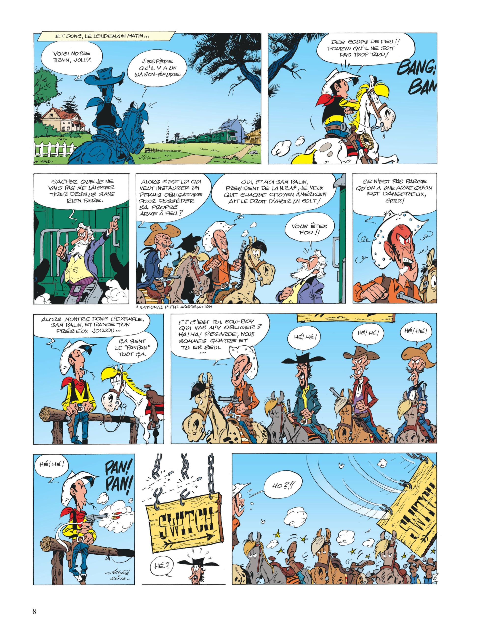 Les Aventures de Lucky Luke d'apr�s Morris - Tome 3 - L'Homme de Washington Gerra Laurent and Achd� - PT06